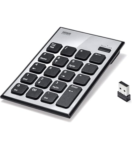 Logicool N305 ワイヤレス テンキー Amazon.co.jp: LOGICOOL ワイヤレスナンバーパッド テンキー Unifying